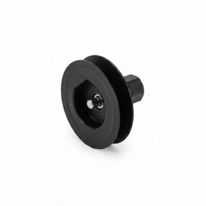 Polea Plastica 120mm Eje 42 oct C20 Espiga Met 12mm